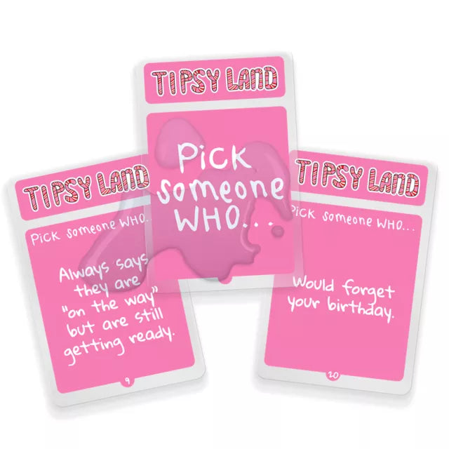 Tipsy Land Drinking Party Board Game – Fun Monopoly-Style Adult Drinking Game