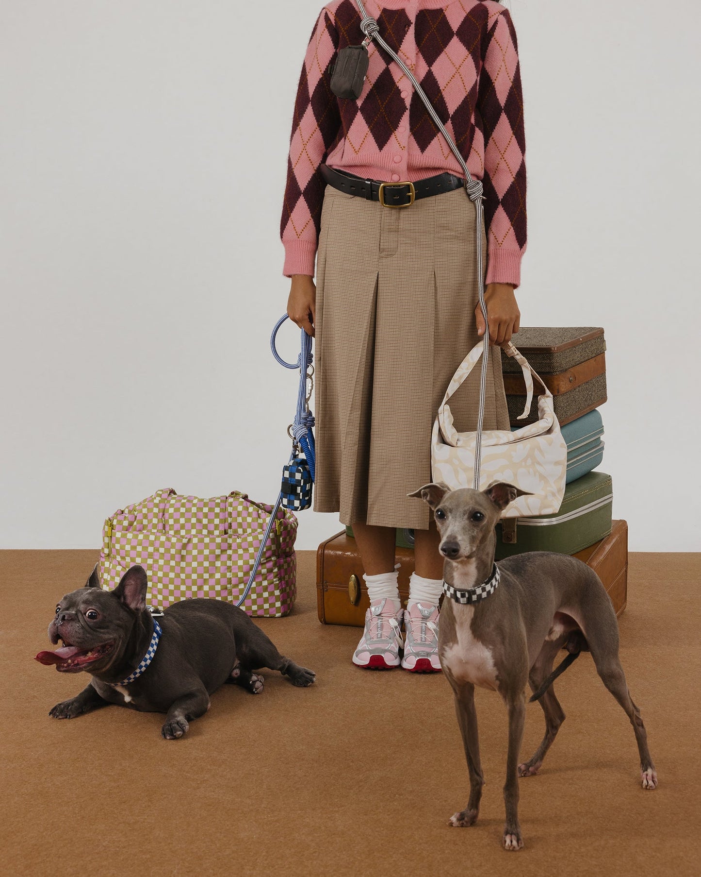 Multi-Functional Rope Dog Leash – Adjustable Hands-Free Walking Leash with Screw Lock Carabiner