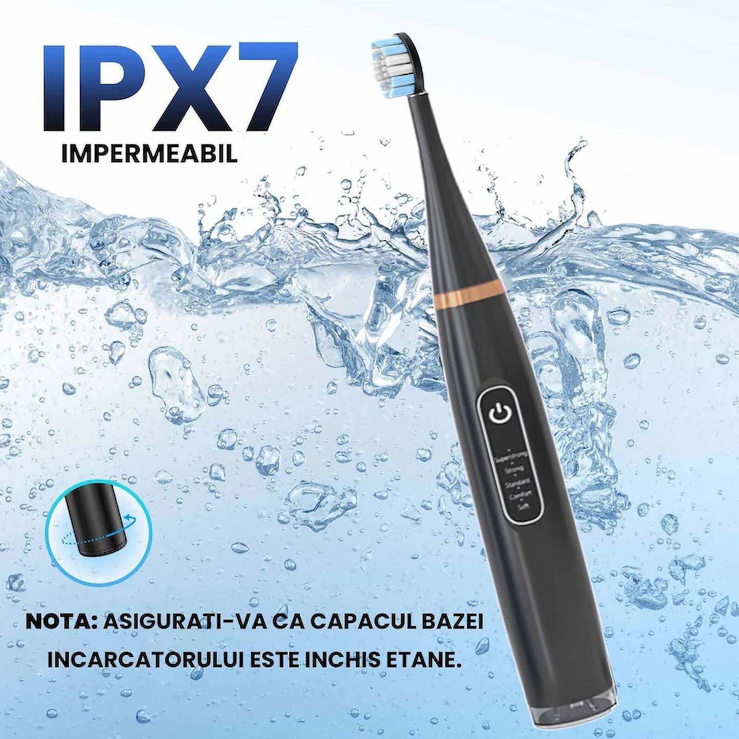 Dental Plaque & Tartar Remover with Mouth Mirror – 5 Modes & 2 Replaceable Heads