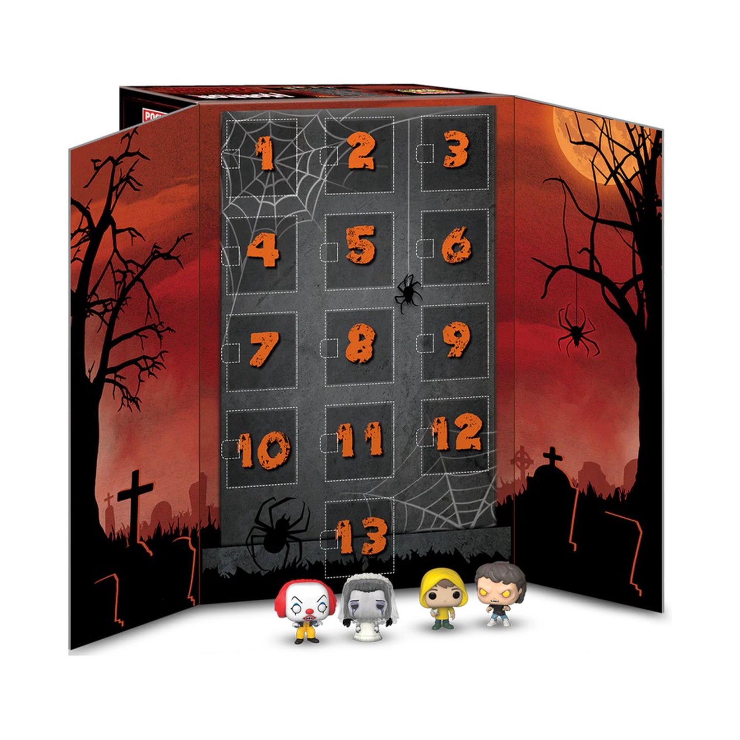 13 Day Spooky Halloween Countdown Advent Calendar – 13 Pocket Pop! Horror Franchise Vinyl Figures