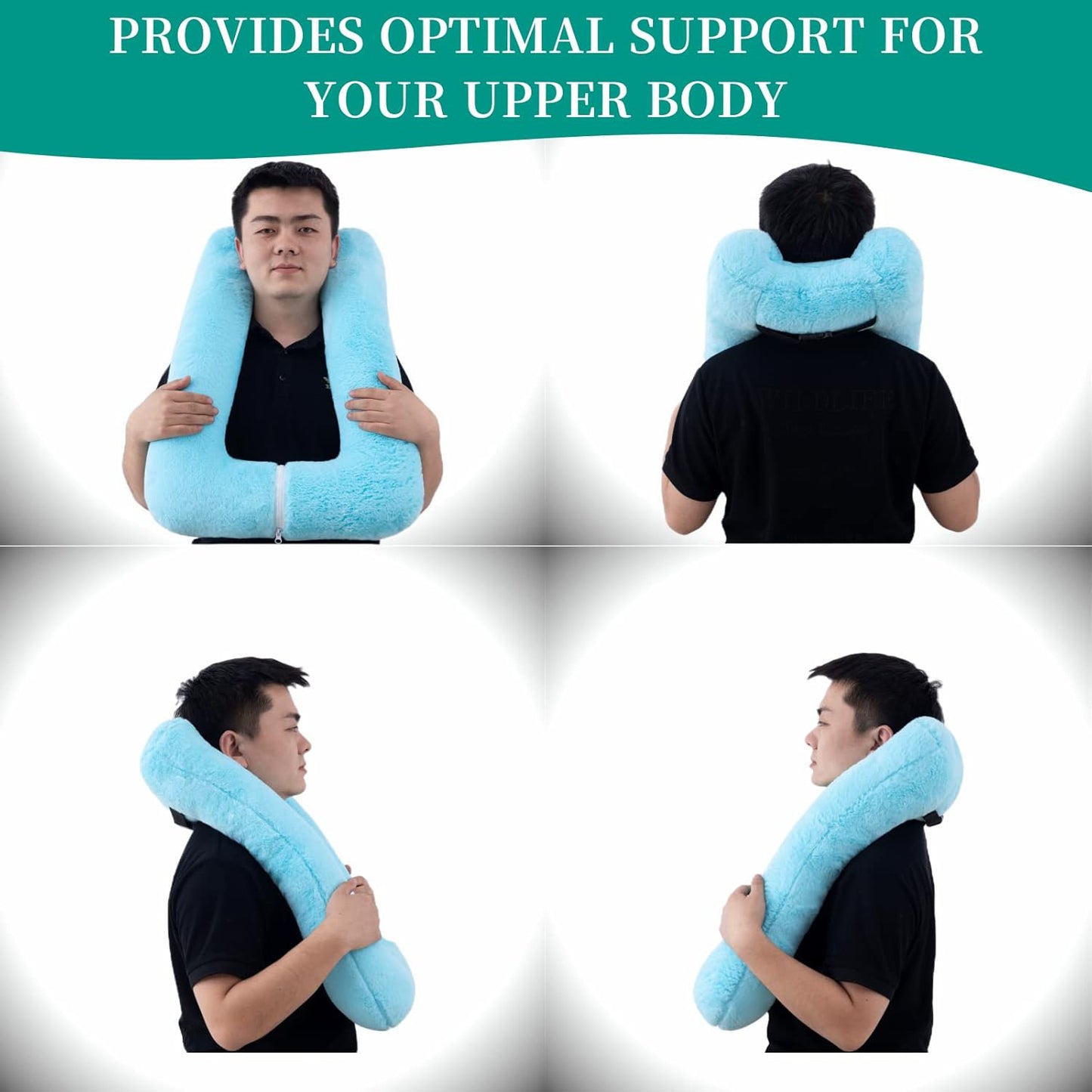 Travel Pillow for Car Back Seat – Comfortable Neck Cushion for Kids & Adult