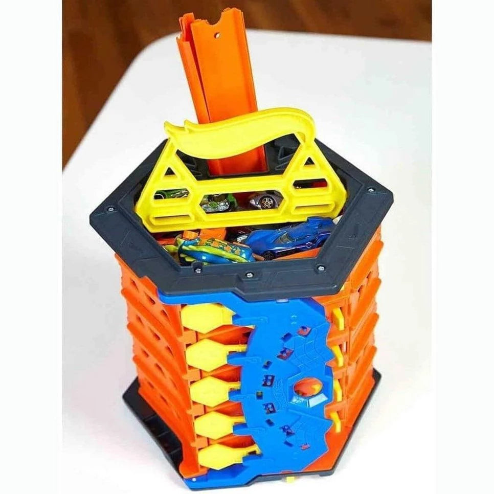 Race Track Set – Foldable 5-Lane Racing Circuit with Storage and Exciting Features