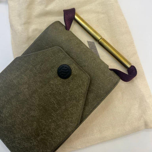 Cash Wrap Wallet – Minimalist Leather Money Holder