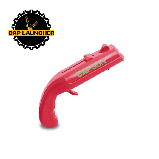 Toy Gun Bottle Opener – Bottle Cap Launcher(Opens & Launches Caps for Party Fun)