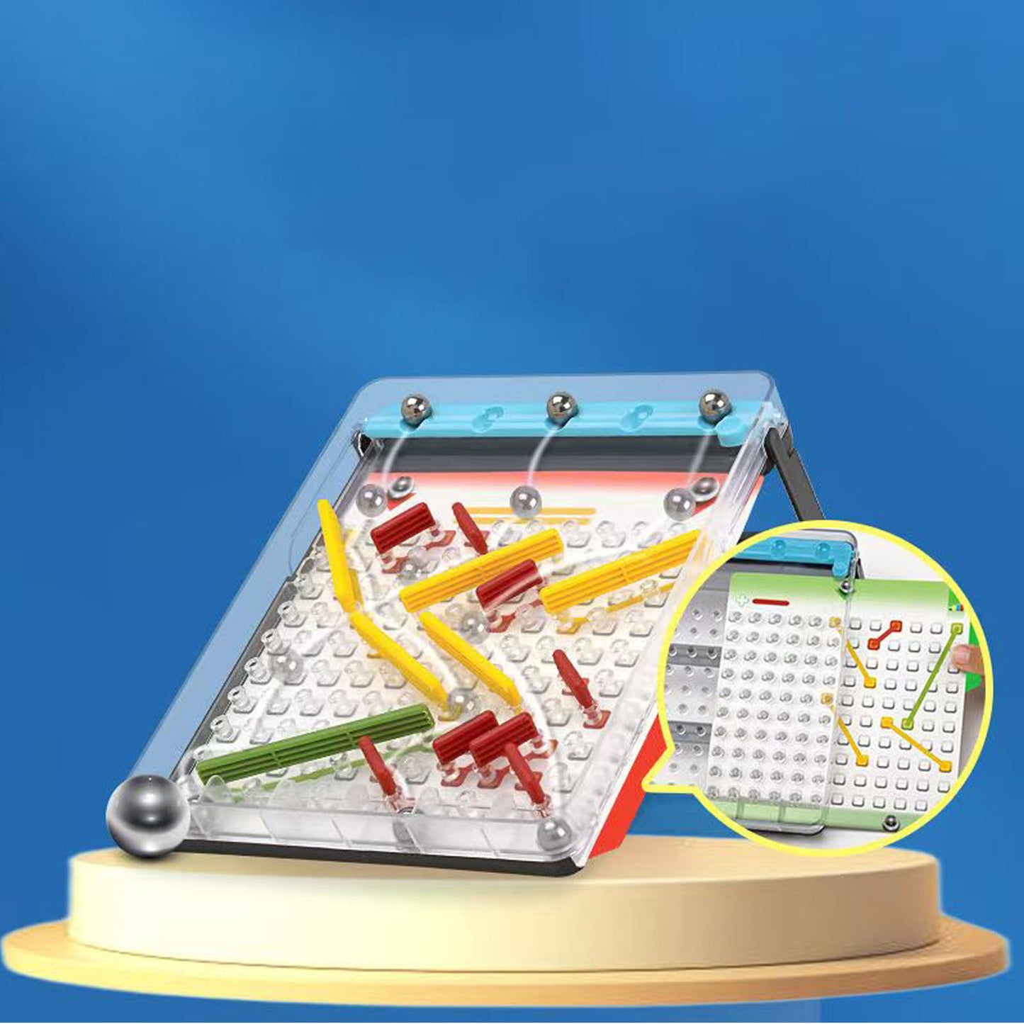 Rolling Maze Drum – Educational Hand-Eye Coordination Toy | Multi-Layer Maze Design, Suitable for Children 3+ Years, Fun Brain and Hands Activity