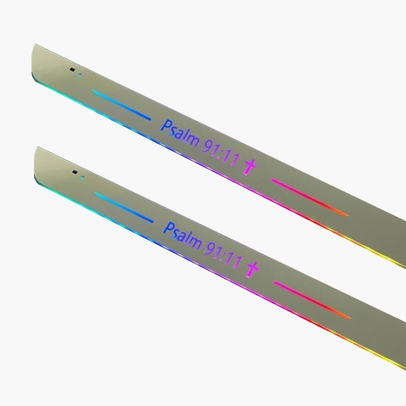 Custom LED Car Door Light – Bible Edition