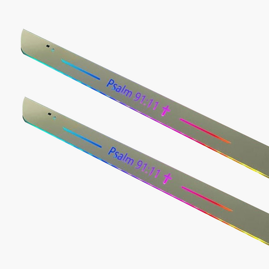 Custom LED Car Door Light – Bible Edition
