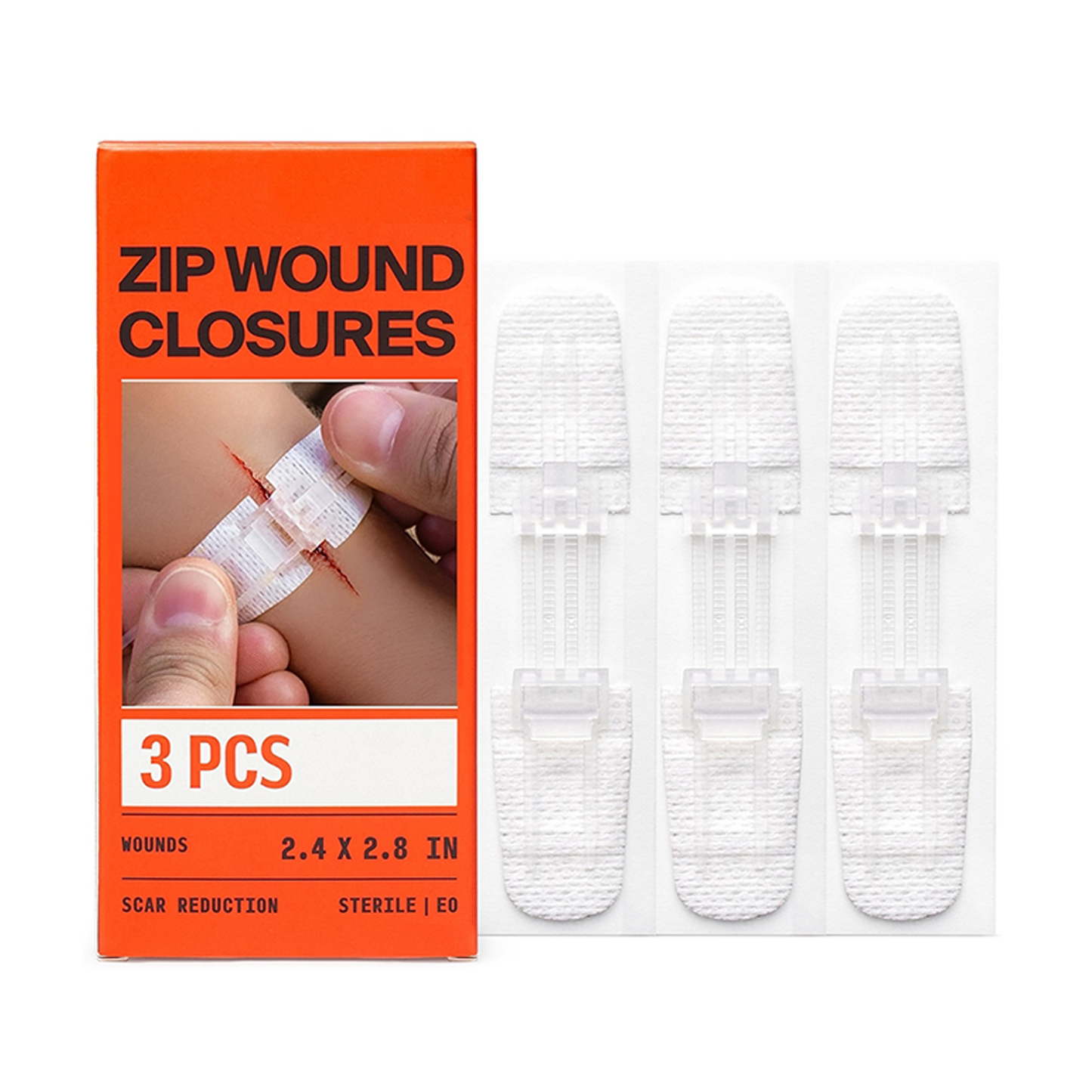 Zip Stitch Wound Closure Kit – No-Stitch Laceration Repair Strips
