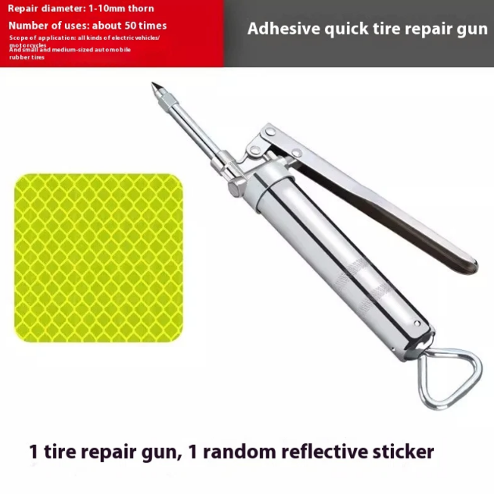 Tire Repair Gun Car Tire Quick Repair Set Internal Rubber Strip Emergency Tool-
