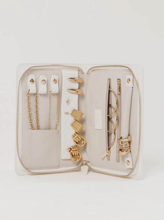 Travel Jewelry Organizer Box | Compact Jewelry Case | Safe, Tangle-Free Storage