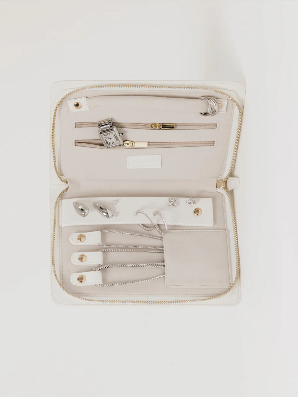 Travel Jewelry Organizer Box | Compact Jewelry Case | Safe, Tangle-Free Storage