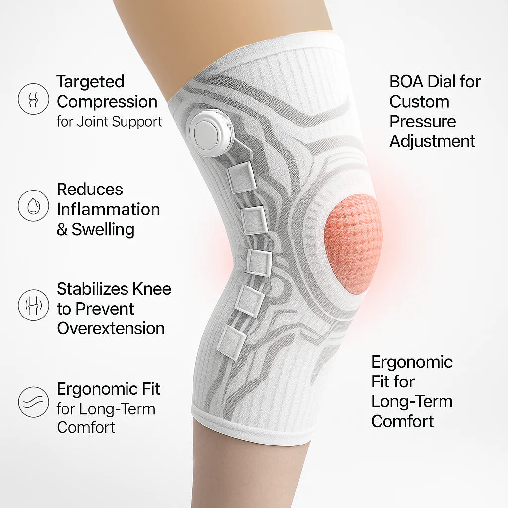 Smart Knee Brace – High-Tech Knee Support | Comfort, Pain Relief & Enhanced Mobility