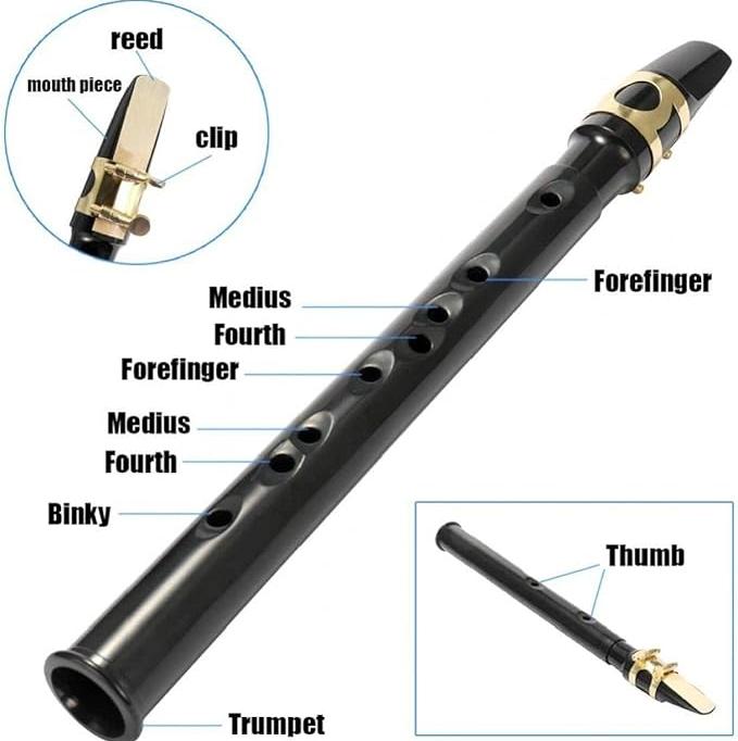 Portable Pocket Saxophone – Lightweight Mini Sax for Practice & Performance
