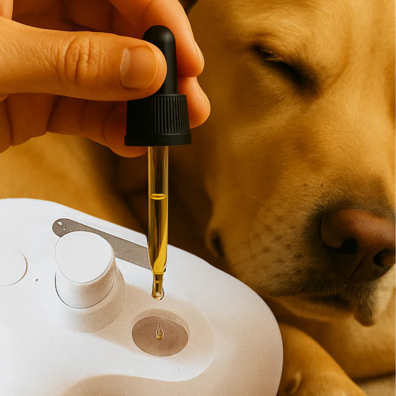 Spray Brush – Pet Grooming & Hair Care with Refillable Bottle