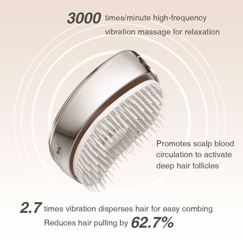 Electric Hair Straightening Comb & Scalp Massager – Smooth Hair, Relaxed Scalp