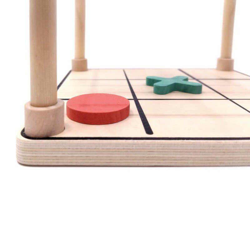 3D Wooden Tic-Tac-Toe Game – Classic Strategy Game with a Modern Twist