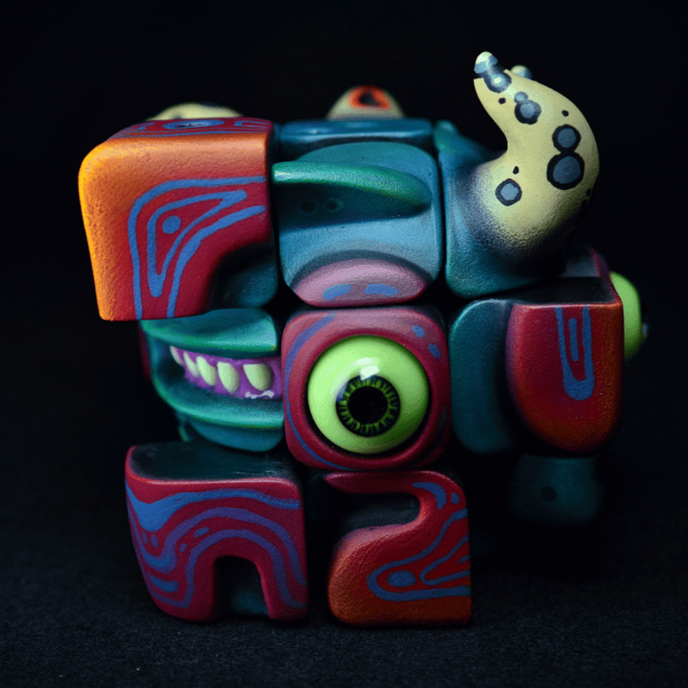 Art Monster Sculpture Rubik's Cube Toy – A Puzzle That’s Also Art