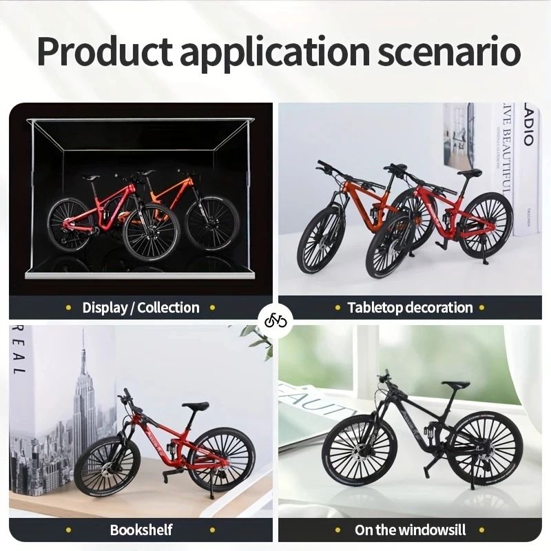 Mini Enduro Bike Model – Realistic 1:6 Scale Collectible with Functional Parts