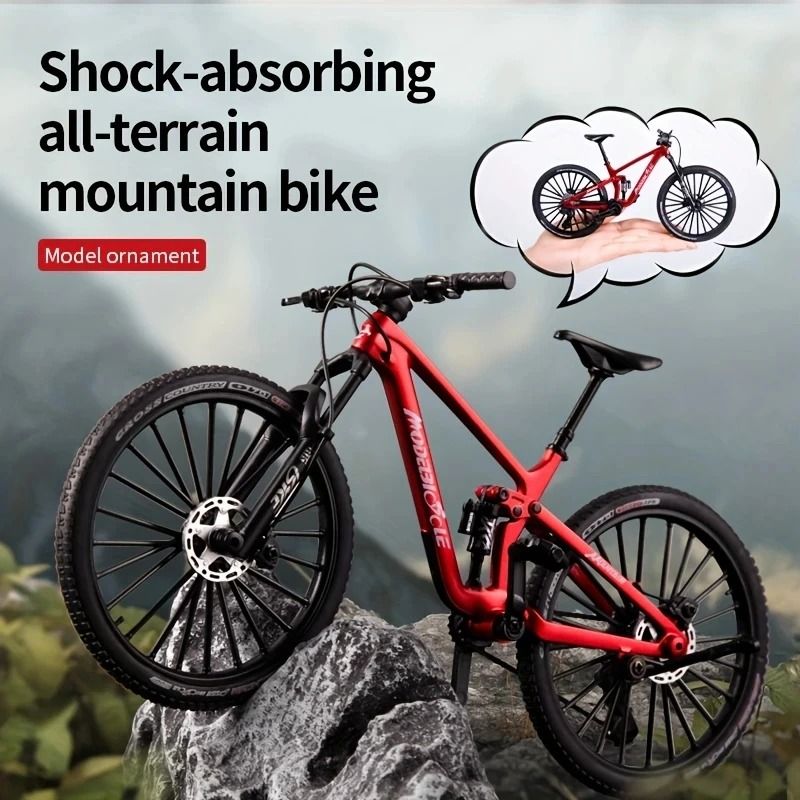 Mini Enduro Bike Model – Realistic 1:6 Scale Collectible with Functional Parts