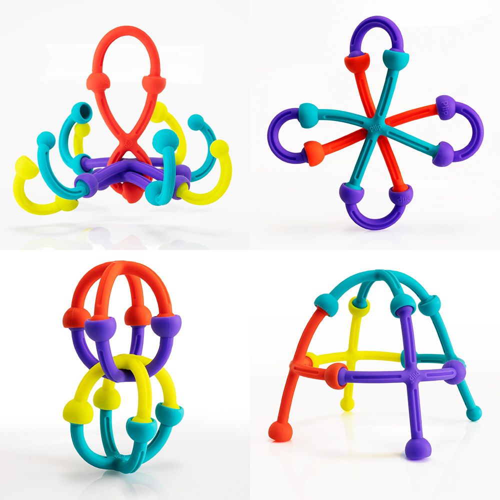 Plip Silicone Building Set – Creative STEM Construction Toy with Pop Connections