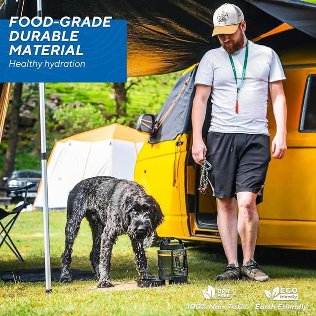 Portable Dog Water Bottle with Dispenser – Promote Health & Happiness | Durable & Safe | Loved by Pets and Owners