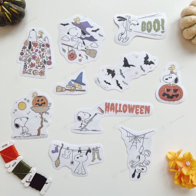 Snoopy Noel Winter Embroidery Pattern – Stick & Stitch Kit for Beginners