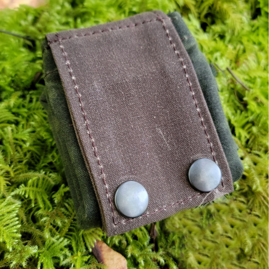 Waxed Canvas Foraging Hip Pouch