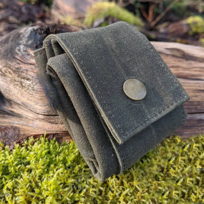 Waxed Canvas Foraging Hip Pouch