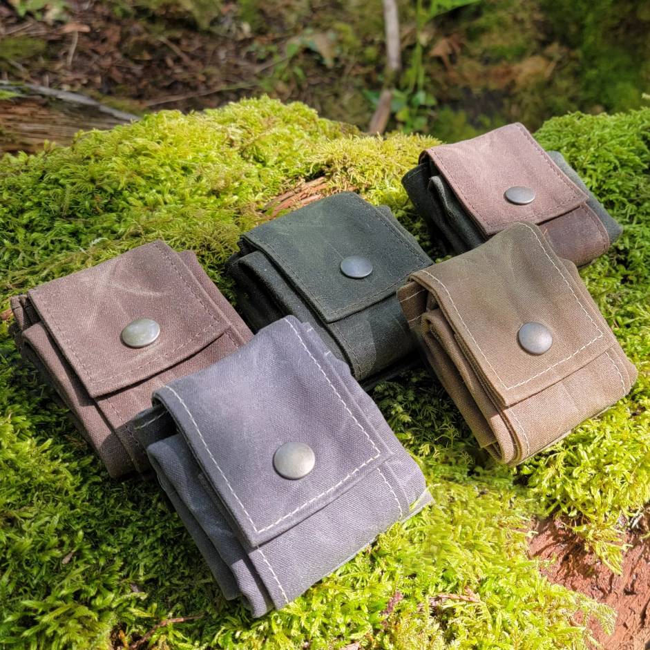 Waxed Canvas Foraging Hip Pouch