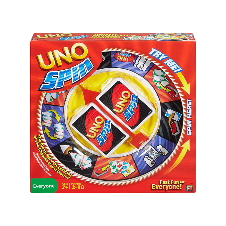 Uno Spin, 2-10 Players Card Game