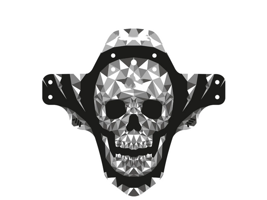 Skull Mudguard – Durable 1.2mm Bike Fender for Ultimate Mud