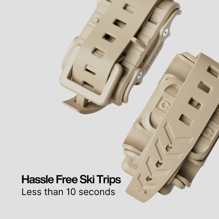 Ski and ski pole binding bag