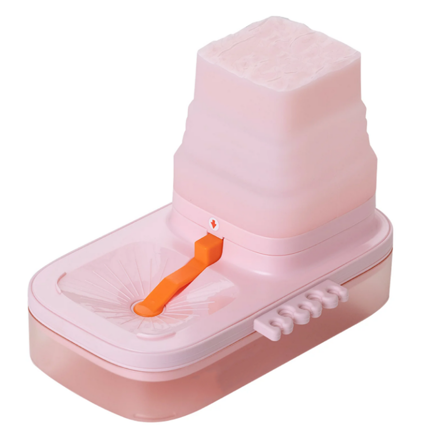 Foldable paintbrush cleaner