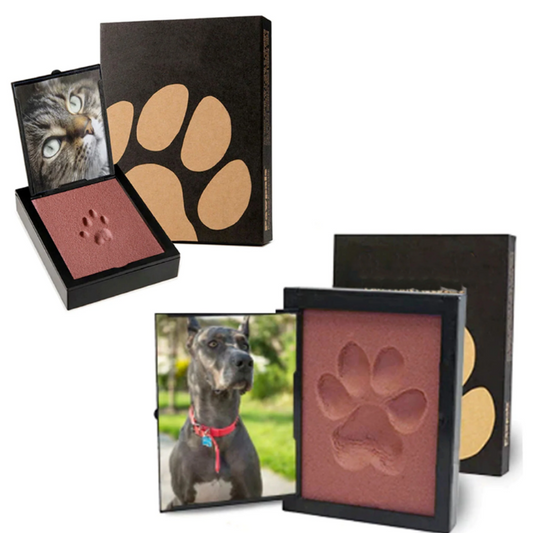 Pet hand and foot print photo frame