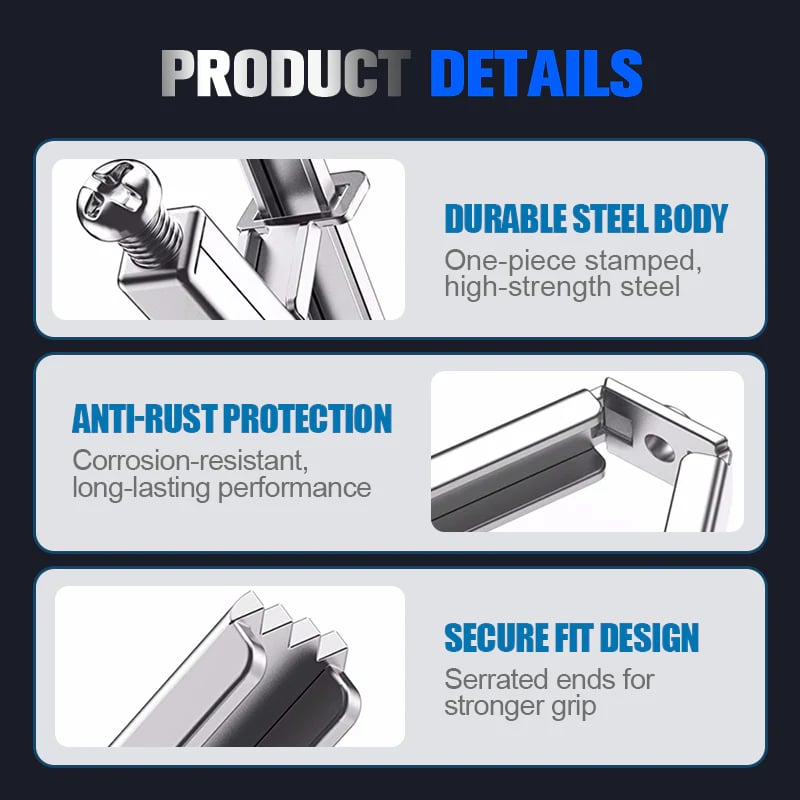 Concealed Junction Box Repair Device – Fast &amp; Secure Installation in Just 2 Steps