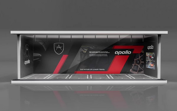 1/64 3D Parking Garage Model – LED Light Display Scene for Car Collectibles