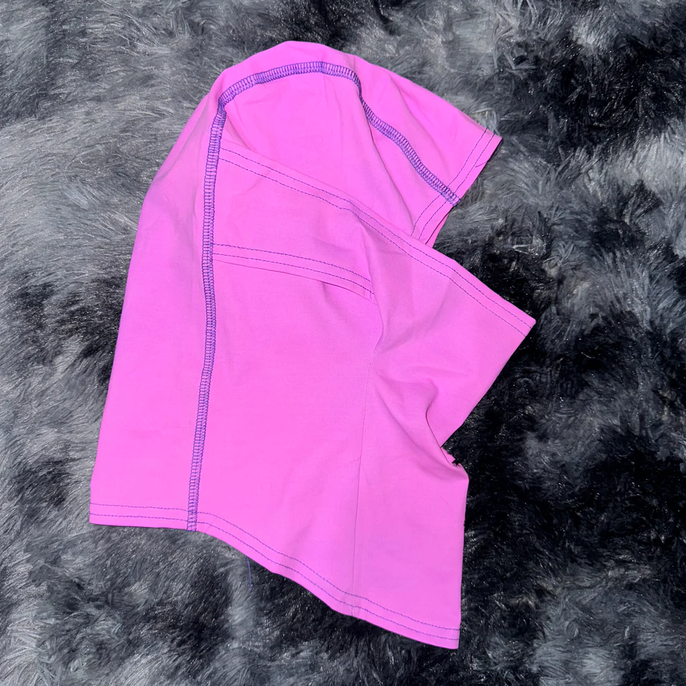 Purple to Pink Gradient Balaclava Hat – Versatile Cold Weather Protection