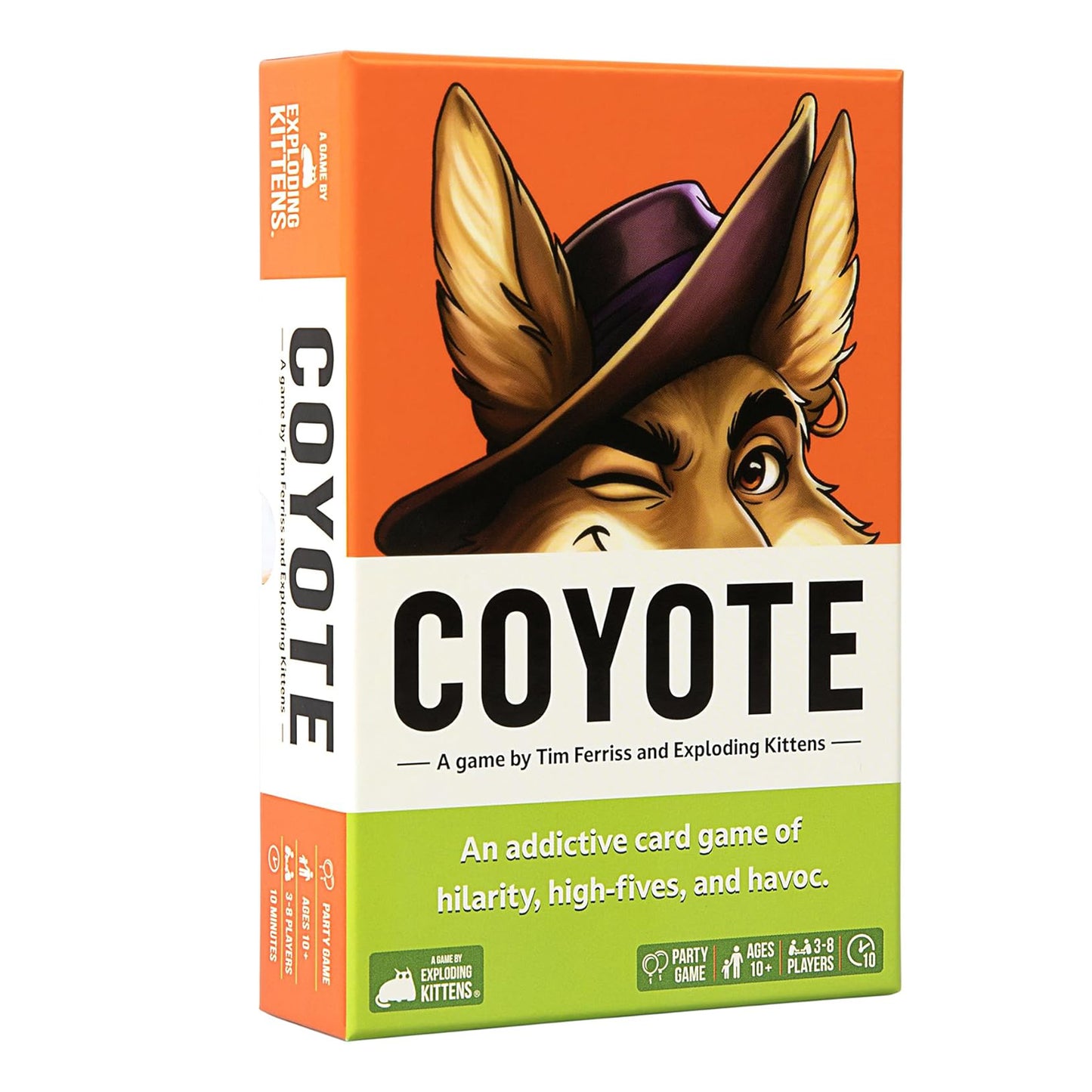 Crazy Coyotes Card Game – Memory & Action Challenge | Ages 10+ | 3-8 Players Party Game