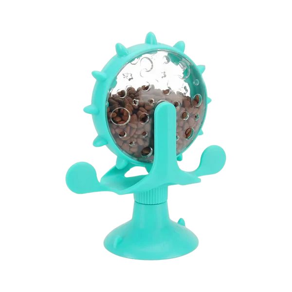 Cat Food Windmill Toy – Interactive Training & Puzzle
