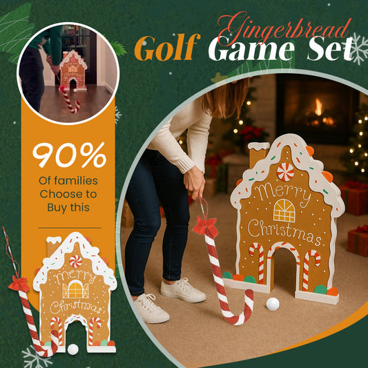 Gingerbread Golf Game Set – Bring Holiday Fun to Every Home