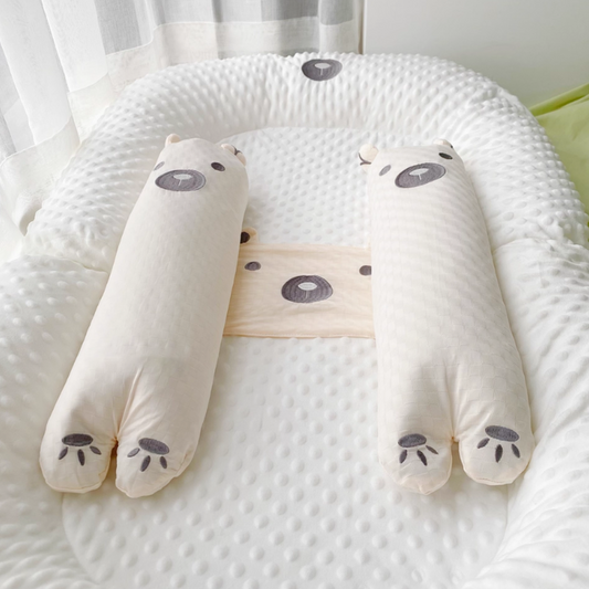 Buckwheat baby pillow to prevent startle reflex