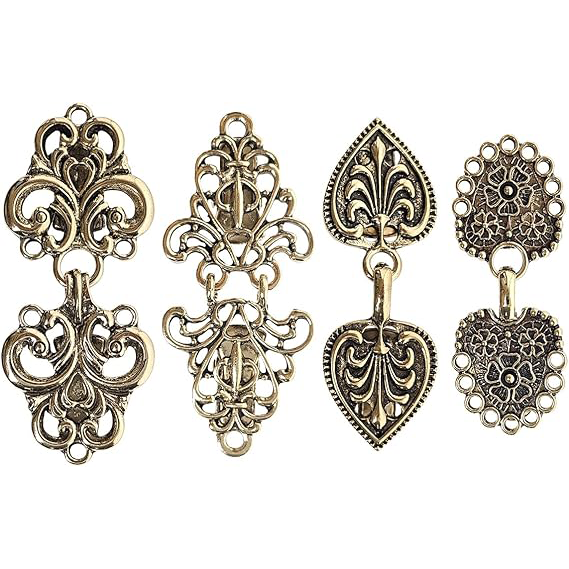 Vintage Shirt Dress Sweater Cardigan Shawl Cape Clips for Women