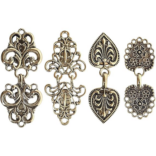 Vintage Shirt Dress Sweater Cardigan Shawl Cape Clips for Women