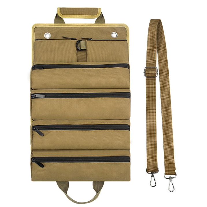 Portable Roll Up Pouch Storage Bag – Durable Organizer for Carpenters and Contractors