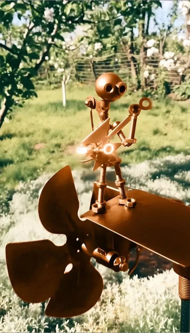 Rock Band Garden Windmill – Add Fun & Charm to Your Outdoor Space