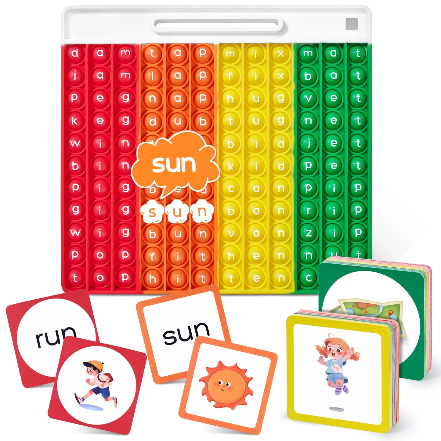 Fun Phonics Learning with Bubble Pop Toy | Preschool Educational Spelling & Reading Game