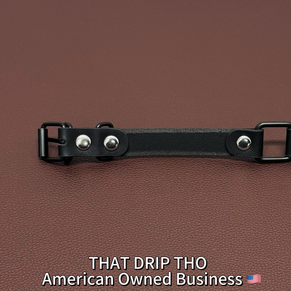 Convertible Leather Bracelet & Choker – Versatile Style for Every Mood