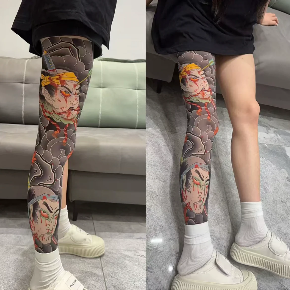 Tattoo Stockings – Realistic Ink Style Without the Commitment!