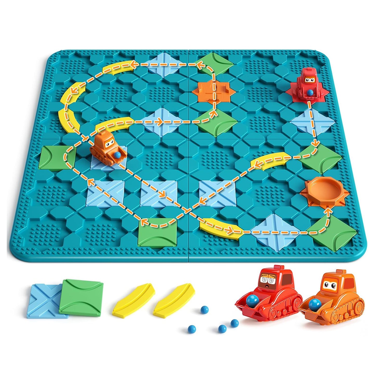 Children's Board Game STEM Learning Toy – Logic Puzzle Set with 200+ Challenges & 4 Difficulty Levels