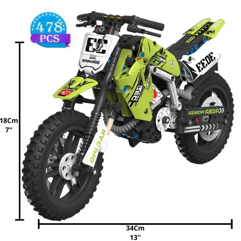 1:6 Scale Bicycle Building Blocks – Realistic Bike Model Inspired by Actual Bicycles